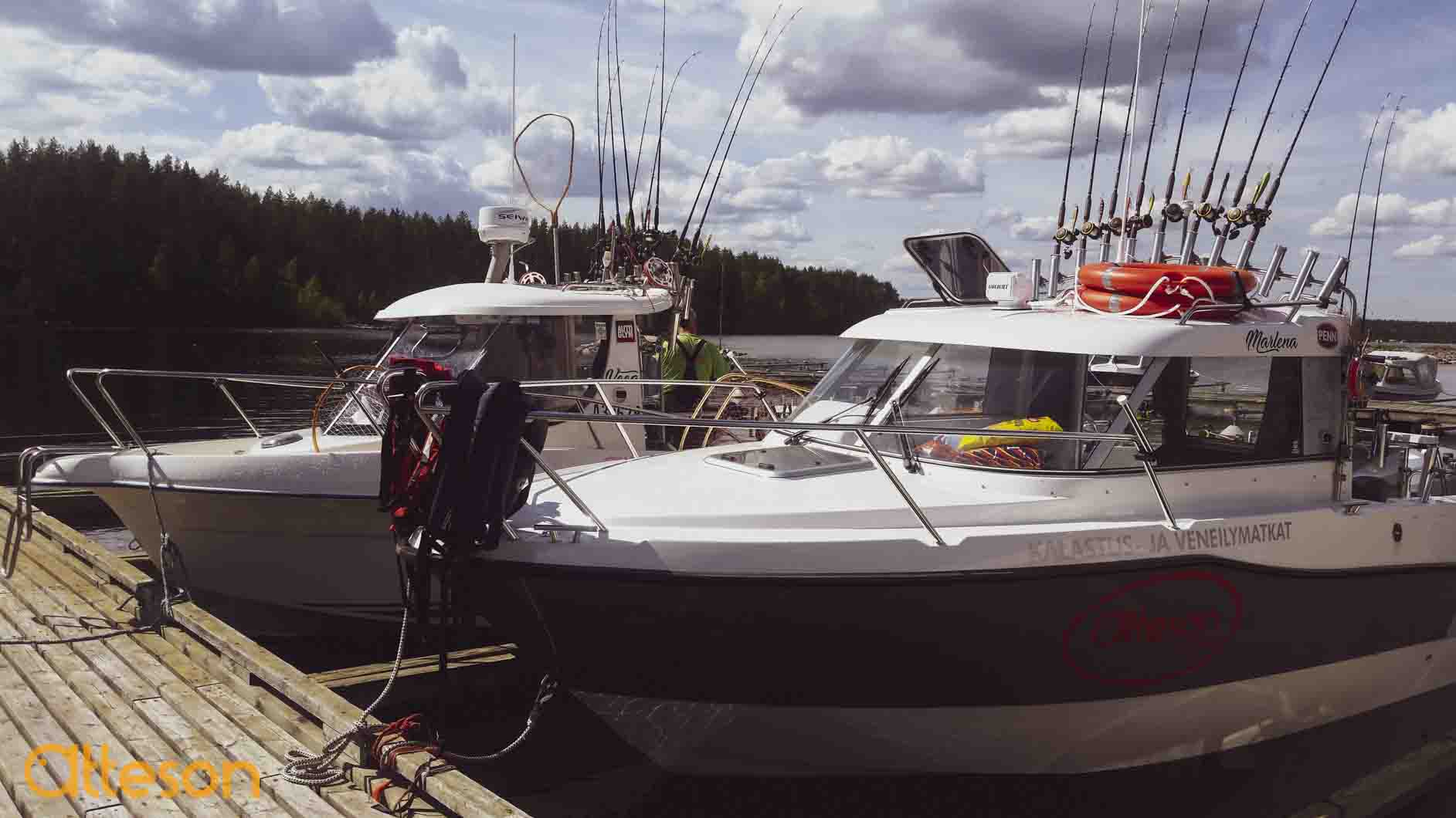 Professional fishing boat